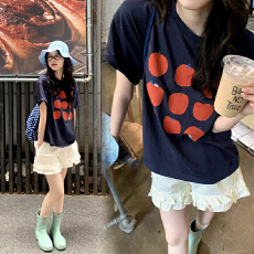 批发孕妇宽松木耳边松紧腰短裤女夏季大码女装外穿休闲裤子产后可穿