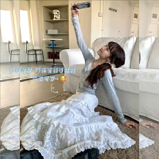 批发孕妇无托腹长裙新休闲风<b class='q'>夏</b>季新A字时尚半身裙中长款伞裙百褶裙