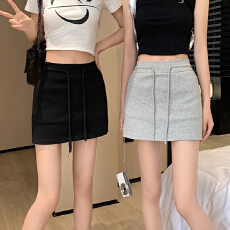 批发孕妇包臀短裙防走光纯色新款<b class='q'>百搭</b>休闲显瘦A字短裙夏款简约半身裙