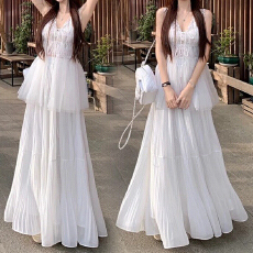 批发孕妇垂感半身裙女2026<b class='q'>夏</b>季新款高腰大摆a字裙子雪纺裙蛋糕百褶裙