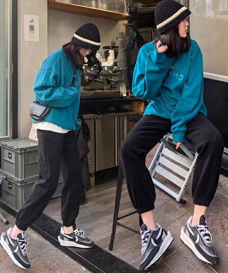 임산부 바지 봄 가을 새로운 외출용 가을 의상 캐주얼 바지 빅 사이즈 운동 바지 임신 초기 레깅스 가을 다용도