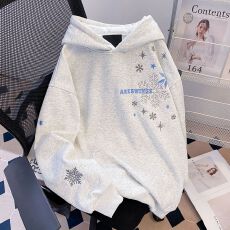 批发实拍原版刺绣 薄款华棉纯棉复合<b class='q'>潮牌</b>雪花字母<b class='q'>卫衣</b>