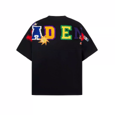 批发原版刺绣【32支双纱内里贴布】夏季字母刺绣<b class='q'>情侣</b><b class='q'>短袖</b>