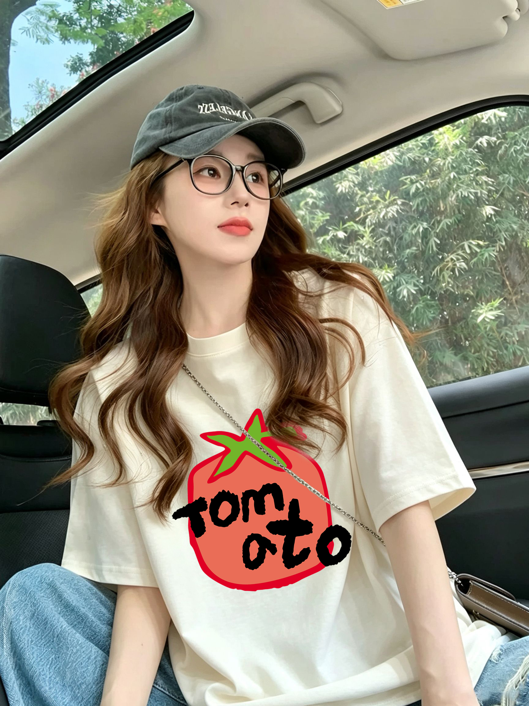 原版质量特大码300斤独特宽肩漂亮爆款印花短袖t恤女   服裝批發女裝批發服飾貨源