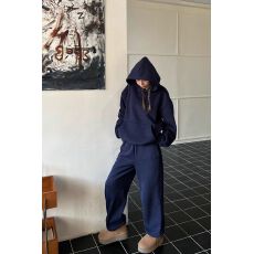批发高级感卫衣<b class='q'>运动服</b>套装女秋冬韩系宽松<b class='q'>显瘦</b>休闲两件套跑步