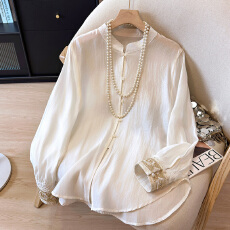 批发新中式立领金线刺绣春季宽松国风轻奢高级感开衫上衣