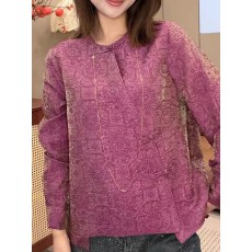 批发2026年新中式国风女装斜襟时尚复古<b class='q'>宽松</b>上衣