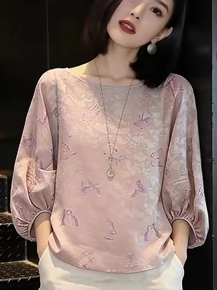 새로운 중식 여성 의류 국풍 고유 한 아름다운 맨위 여성 셔츠 2026 봄 새로운 작은 셔츠