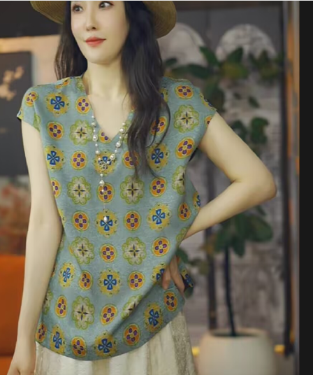 2025 년 국풍 오래된 돈 바람 레트로 자카드 맨위 새로운 중식