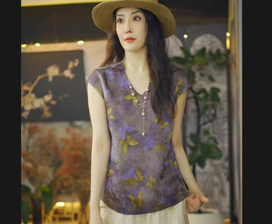 2026 년 남자 나비 국풍 오래된 돈 바람 레트로 자카드 맨위 새로운 중식