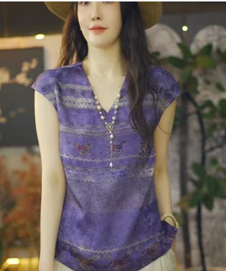 2025 년 향기로운 보라색 국풍 오래된 돈 바람 레트로 자카드 맨위 새로운 중식