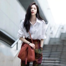 批发cc***同款白色<b class='q'>男</b>友风长袖衬衫女春季韩版宽松bf百搭港味衬衣潮