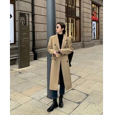 批发卡其色炸街<b class='q'>风衣</b>外套女春秋新款韩版英伦风小个子中长款大衣潮