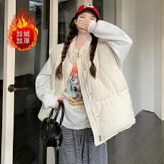 批发加绒冬季 大码女装圆领卫衣宽松显瘦韩版印花卫衣