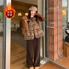 批发大码女装冬季羊羔绒马甲 大码宽松显瘦马甲<b class='q'>外套</b>