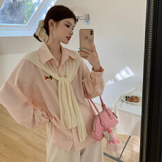 批发<b class='q'>大码</b>女装春装衬衫 贴花披肩<b class='q'>大码</b>上衣两件套 松紧腰<b class='q'>大码</b>西裤套装