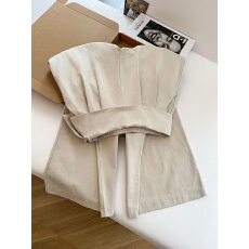 批发实拍韩系假两件休闲裤女2026新款高腰显瘦阔腿裤不规则屁帘拖地裤