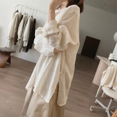 批发<b class='q'>春</b>装新款大码圆领衬衫宽松大码显瘦简约小众设计感减龄苎麻上衣