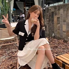 批发夏装新款大码<b class='q'>女</b>装胖MM气质名媛高级小香风西装上衣M-4XL200斤