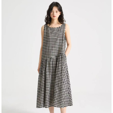 批发夏装大码女装韩国风可甜可盐法式宽松背心<b class='q'>连衣裙</b>M-4XL200斤