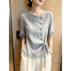 批发独特漂亮超好看上衣女2026年夏季新款高端设计感小众时尚气质<b class='q'>女装</b>