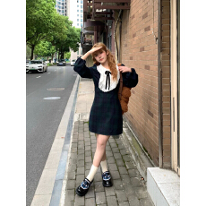 批发2026年新款9c霍格沃滋学院风<b class='q'>连衣裙</b>女法式小香风甜辣裙子高级感