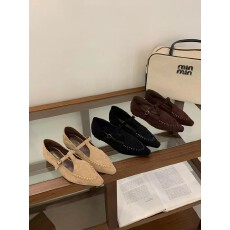 批发法式绒面单鞋女通勤<b class='q'>简约</b>一脚蹬鞋子内增高温柔绝美尖头奶奶鞋