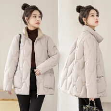 批发女中长款<b class='q'>妈妈</b>装<b class='q'>棉衣</b>棉袄女冬新款立领外套女装