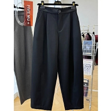 批发高级感别致休闲西装裤女气质九分<b class='q'>哈伦</b>裤显瘦裤子