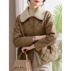 批发外套中年格子<b class='q'>棉衣</b><b class='q'>中老年</b>女冬装