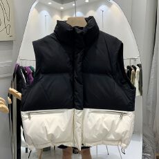 批发棉服<b class='q'>马甲</b>女秋冬季新款立领宽松网红<b class='q'>马夹</b>背心坎肩外套