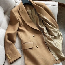 批发通勤高端免烫西装外套<b class='q'>女</b>2025秋季新款利落显瘦职业休闲<b class='q'>小</b><b class='q'>西服</b>上衣