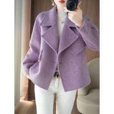 批发新款呢大衣出片<b class='q'>西装</b>大衣洋气上衣秋冬短款小个子毛呢外套