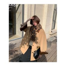 批发2025<b class='q'>秋</b>新款拼接风衣外套领潮流个性街头风格女