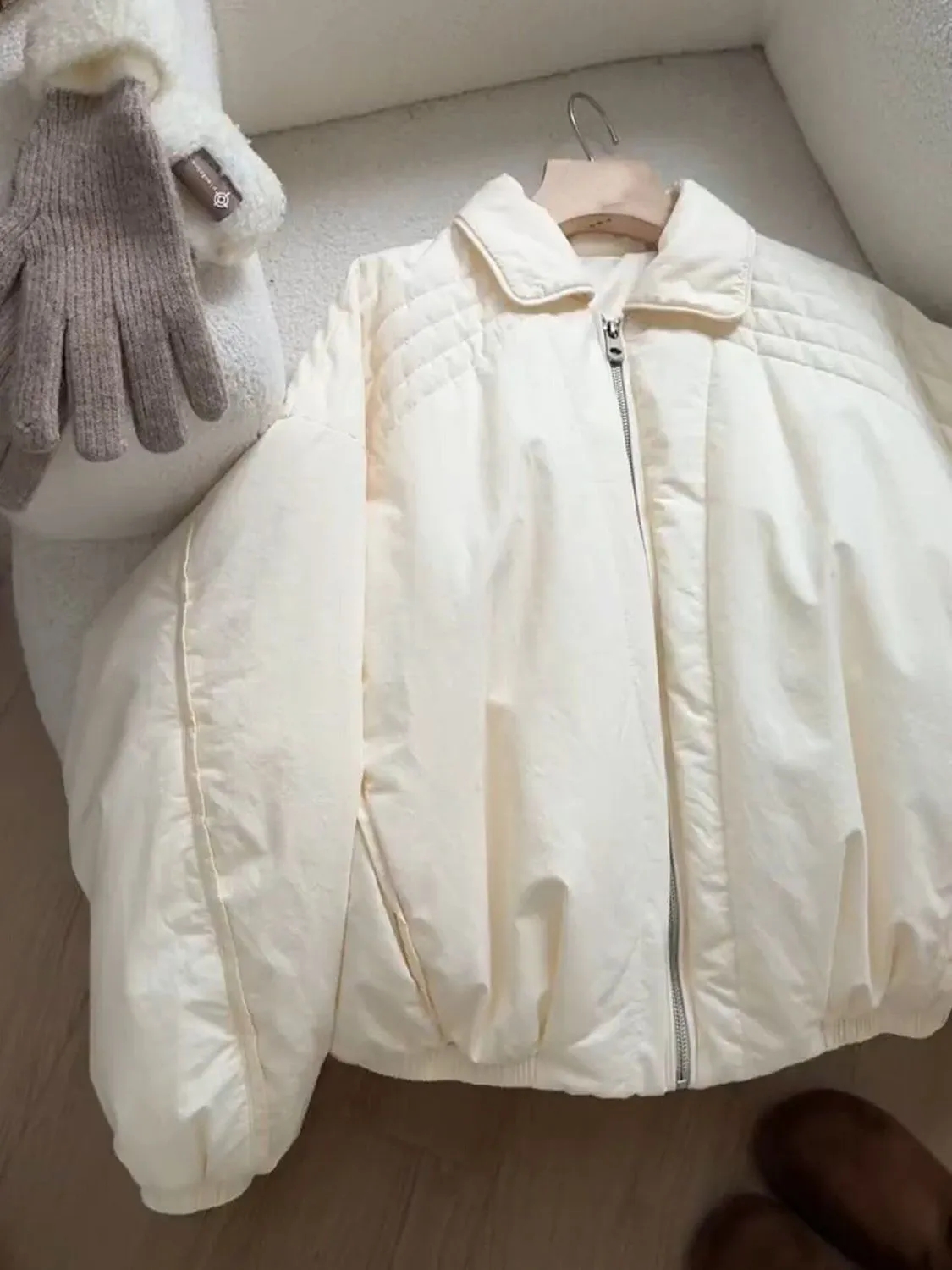 디자인 센스 쇼트 스타일 가벼움 면 의류 여성 겨울 새로운 다용도 개성 패션 루즈핏 고급 센스 재킷 트렌디