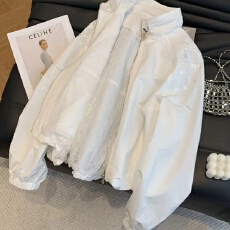 批发春<b class='q'>夏</b>新款国潮休闲风立领刺绣短外套女欧货宽松显瘦减龄百搭薄外套