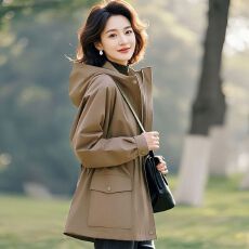 批发2026新款韩版早<b class='q'>春</b>季百搭休闲独特超好看爆款超火小香风风衣外套女