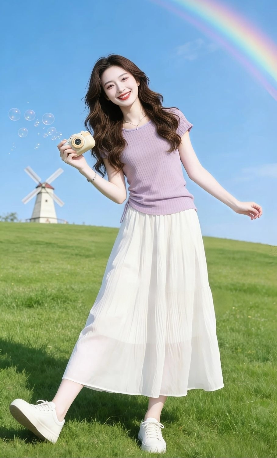 패션 캐주얼 세트 여성 여름 새로운 라운드 넥 반팔 반신 스커트 미니멀리즘 출퇴근 일상 두 조각 여성 세트