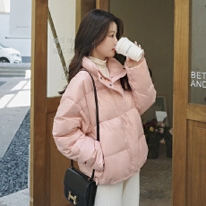 批发轻薄羽绒棉服面包服女短款小个子立领爆款时尚宽松<b class='q'>冬</b>季外套潮
