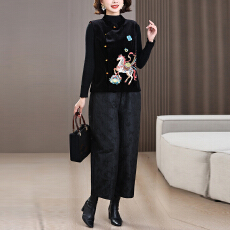 批发2026春马图新中式圆领精致温柔风马甲国风复古气质显瘦女马夹