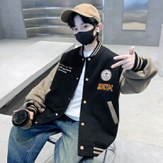 批发儿童装男童秋装<b class='q'>棒球</b>服<b class='q'>外套</b>2025秋冬款新款秋季男孩帅洋气中大童潮