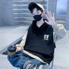 批发<b class='q'>男童</b><b class='q'>春</b>秋装卫衣2025新款洋气儿童秋款时髦帅酷<b class='q'>马甲</b>配卫衣两件套潮