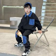 批发<b class='q'>男</b><b class='q'>童</b><b class='q'>秋</b>装<b class='q'>套装</b>酷帅2025新款儿童秋季卫衣运动中大童秋冬潮帅气时髦