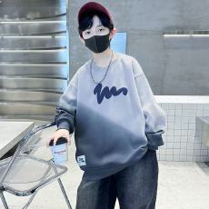 批发儿<b class='q'>童装男童</b>春秋款<b class='q'>卫衣</b>2025新款洋气中大童帅酷时髦渐变色秋装上衣