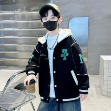 批发<b class='q'>男</b><b class='q'>童</b><b class='q'>棒球</b><b class='q'>服</b>春秋款2025新款中大童炸街酷帅连帽儿童秋装网红外套潮