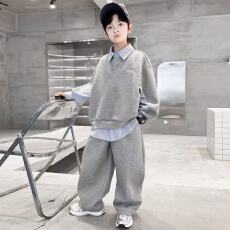 批发<b class='q'>男</b><b class='q'>童</b><b class='q'>秋</b>装<b class='q'>套装</b>2025新款秋季时髦中大儿童<b class='q'>男</b>孩POLO衫运动服春秋款潮