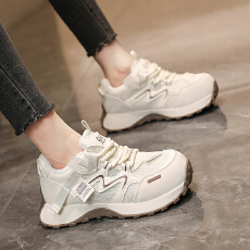 2026夏季新款双网厚底增高老爹鞋女鞋货号