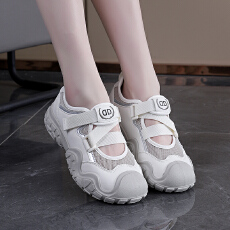 2026春季户外运动休闲镂空丑萌透气女鞋货号