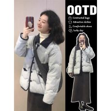 批发<b class='q'>超</b>好看夹棉棉服外套女2025年新款冬季韩系休闲保暖轻薄小棉袄棉衣