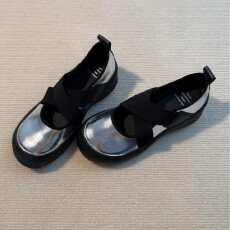 批发2026新款厚底小皮鞋女松糕玛丽珍女鞋货号